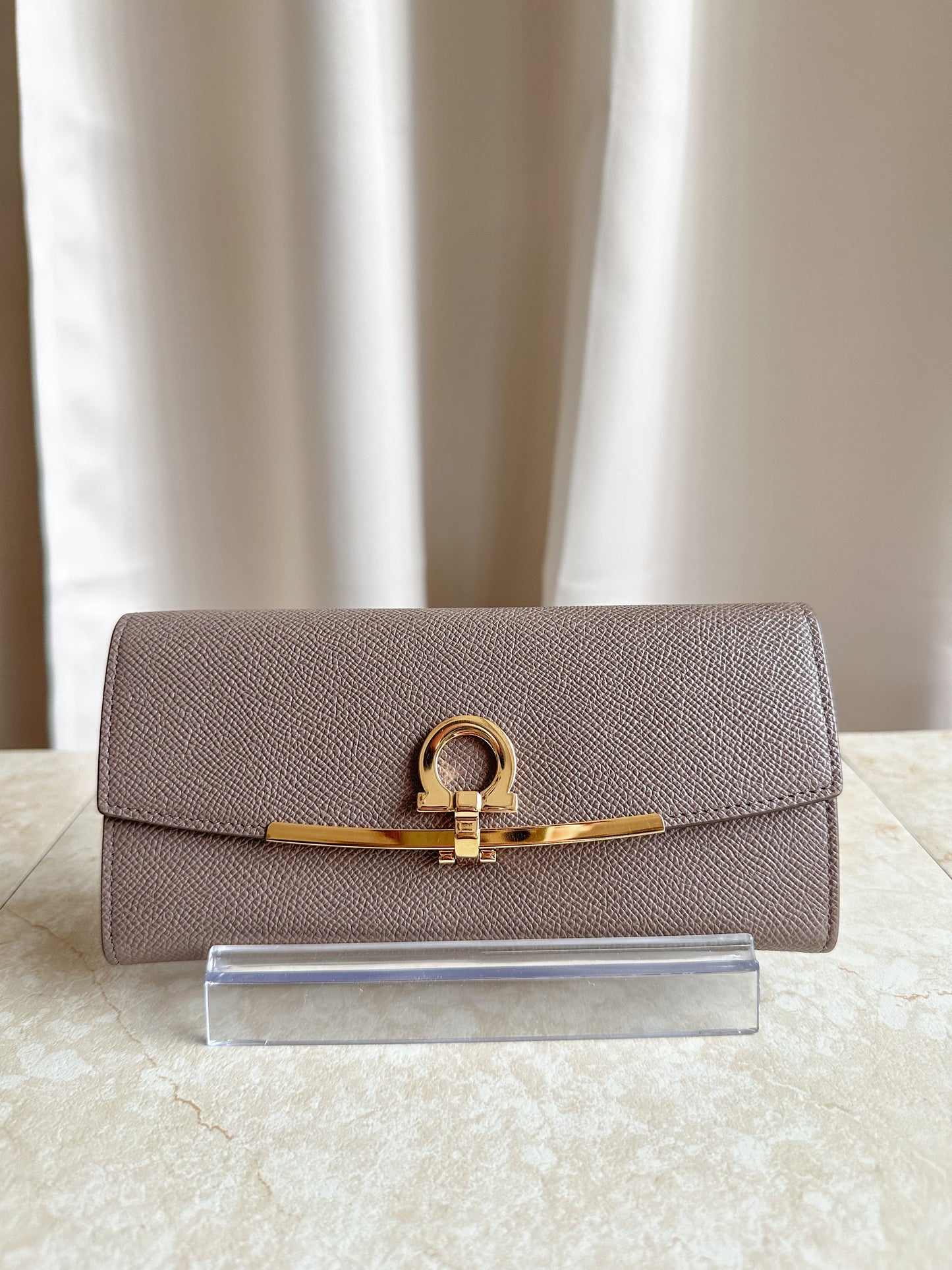 Salvatore Ferragamo Continental Gancini Wallet