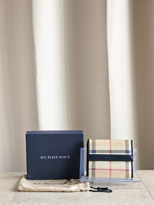 Burberry Nova Check Bifold Wallet